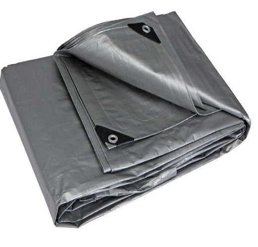 Silver Tarpaulin 140gsm Waterproof Heavy Duty Tarp