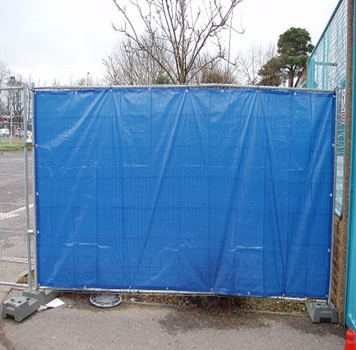 Heras Fence Cover Lightweight 110gsm Tarp to Cover Fence