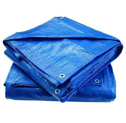 Lightweight Tarp Multipurpose 100gsm Waterproof  Blue Tarp Sheet